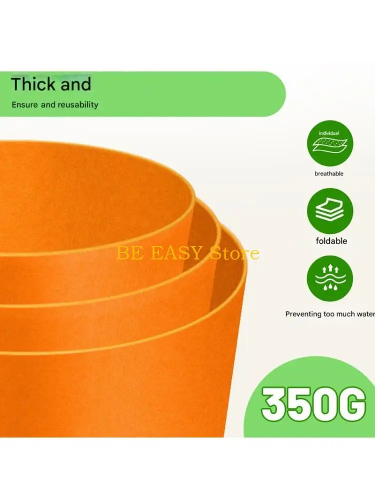 E28F Pack of 6 Vibrant Nonwoven Grow Pots Designed for Better Aeration and Plant Health Perfect for Gardening Enthusiasts
