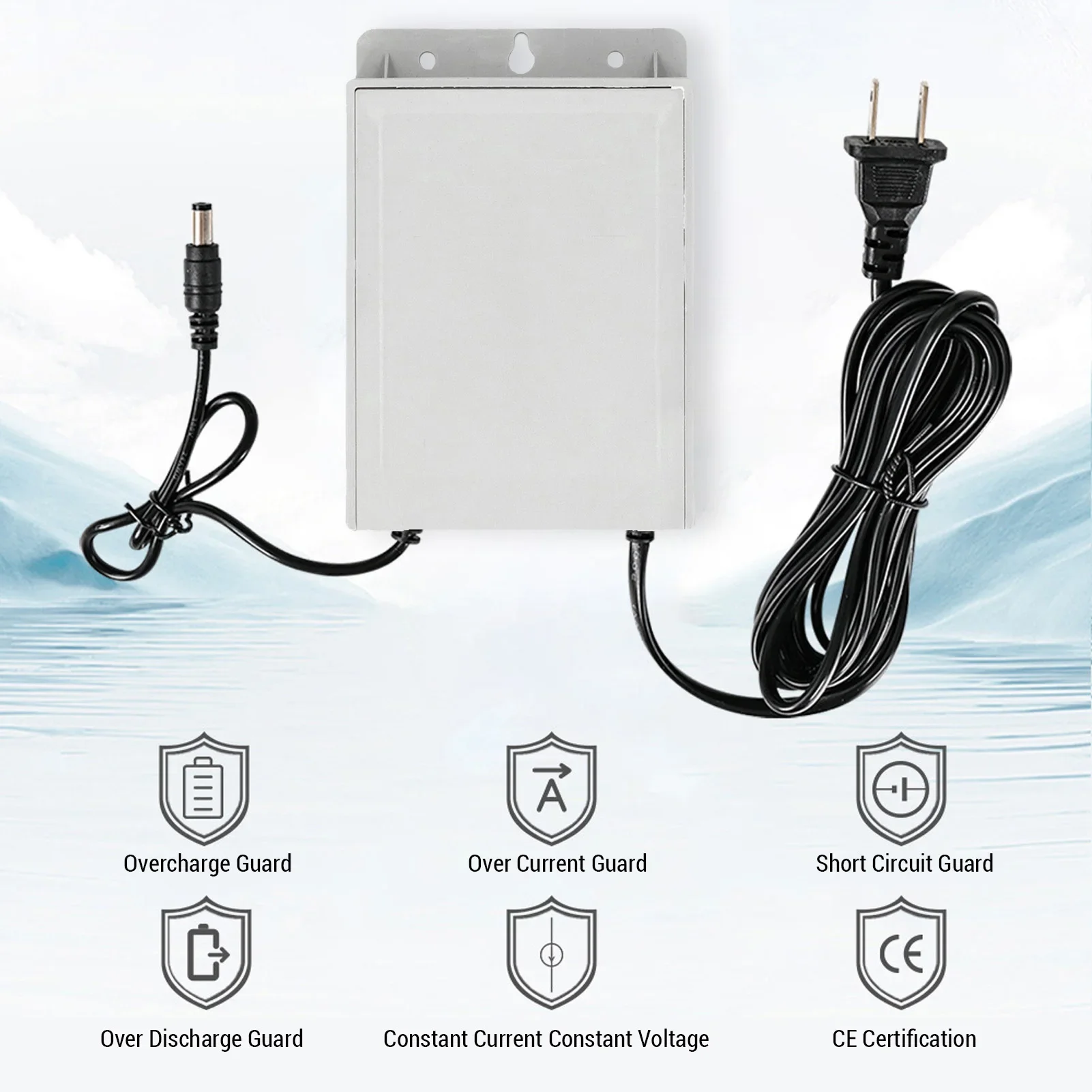 12 فولت UPS بطارية احتياطية 1.5A 3600 مللي أمبير غير نافذ للمطر UPS صغيرة إمدادات الطاقة غير المنقطعة مع DC5.5x2.1 مللي متر موصل UPS صغير 12 فولت UPS #5