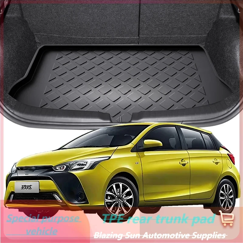 Car Auto Rear Boot Cargo Liner Tray Trunk Mat Carpet for Toyota YARIS 2014-2024 Cushion Pad Carpet Pad Anti-dirty Anti-water