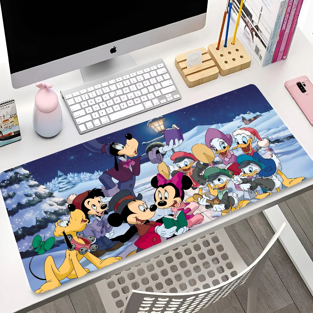 1PC M-Mickeys Mouse Christmas Non-slip Mouse Pad Suitable For Office Computers Laptops E-sports Game Desk Mats XXL Keyboard