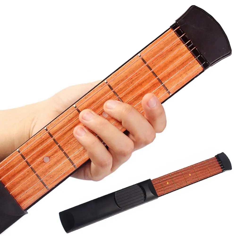 6 Fret Pocket Guitar Beginner Strings Chord Trainer Guitar Finger Trainer Chord Trainer Musical Instrument Practice Tools