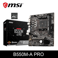 MSI AMD B550M-A PRO Motherboard Support 3rd Gen AMD Ryzen Desktop Processors and AMD Ryzen 4000 G-Series Desktop Processorsd