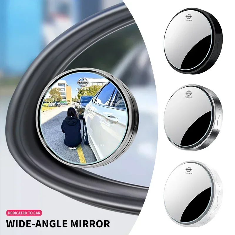 Car Auxiliary Rearview Mirror Wide-angle 360° Adjustable For Nissan J10 X-Trail Qashqai Juke Leaf Micra NOTE Patrol Gadgets