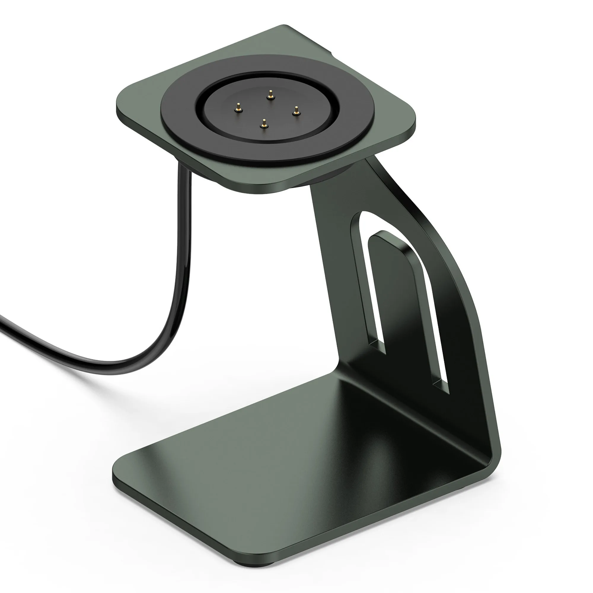 Charger Stand for Google Pixel 2/3 Watch Charging Dock Metal Station Base Non-Slip Aluminum Holder with USB-C Charger Cord Cable