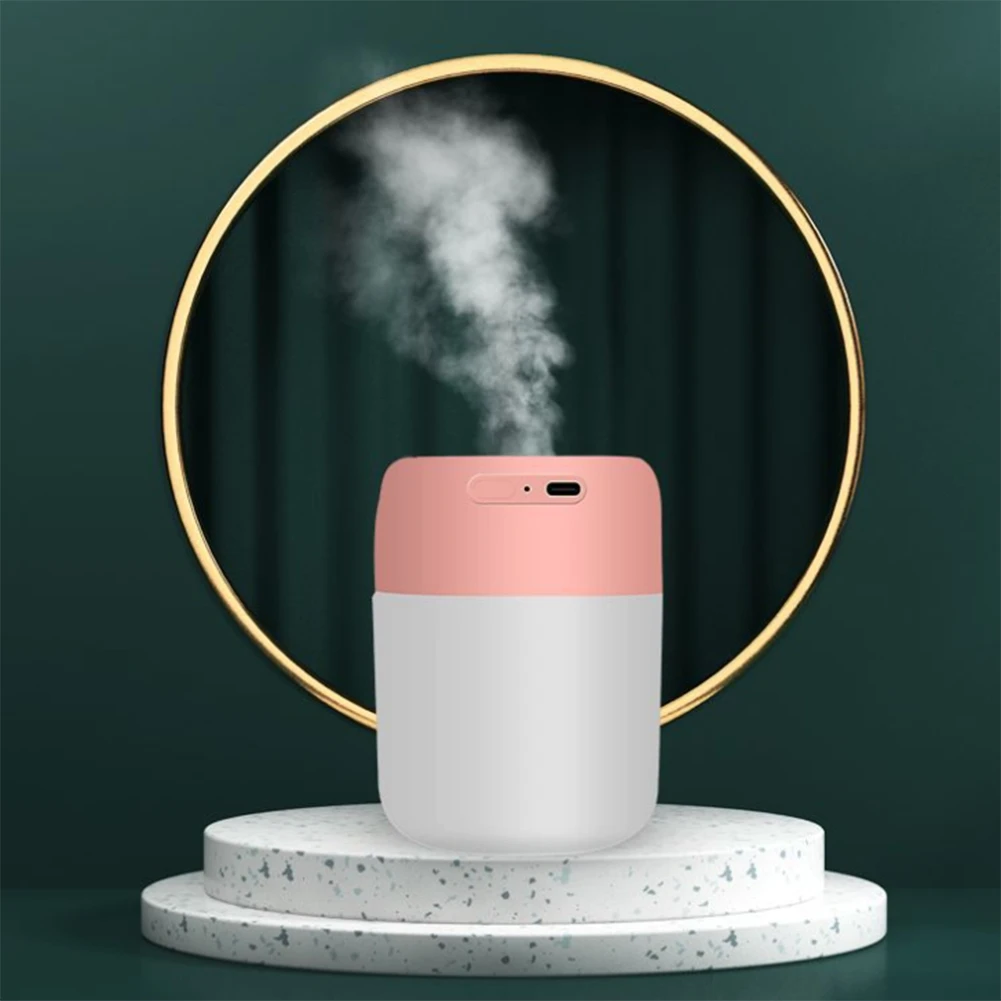 popular Mini Air Humidifier 220ML Aroma Essential Oil Diffuser Super Quiet USB Fogger Mist Maker for Home Car Pink