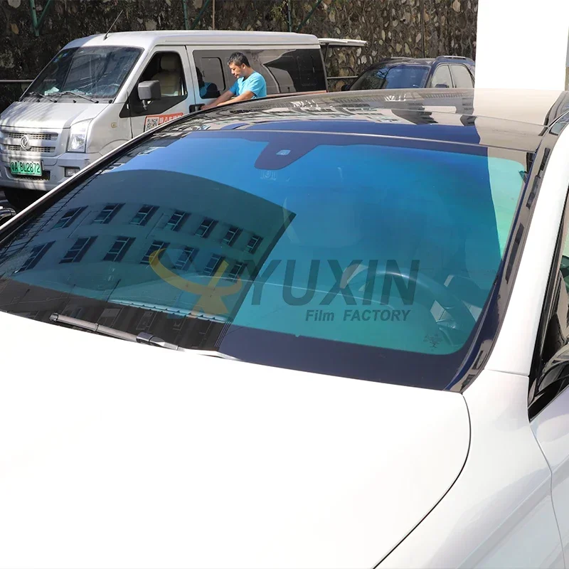 Chameleon Front Window Tint Solar Film 70% Vlt Color Changing Chameleon Window Tint For Cars