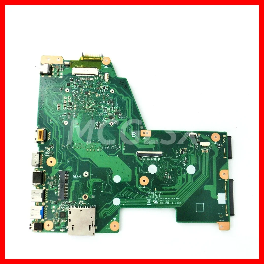 Placa-mãe para notebook X451MA para ASUS F451M X451M X451 X451MA Placa-mãe para laptop com CPU N3540