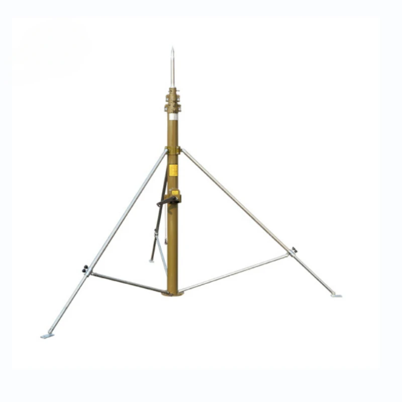 Manual lifting telescopic rod