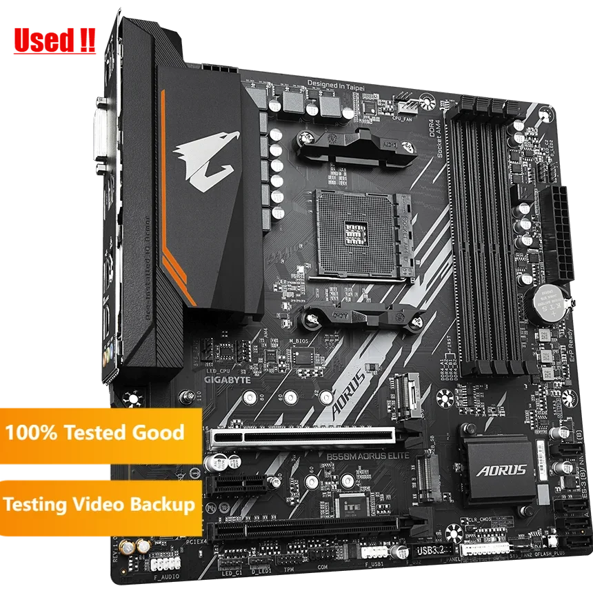 GIGABYTE B550M AORUS ELITE Motherboard B550 Socket AM4 DDR4 HDMI-compatible 128GB PCI-E 4.0 M.2 OverLocking B550 Mainboard