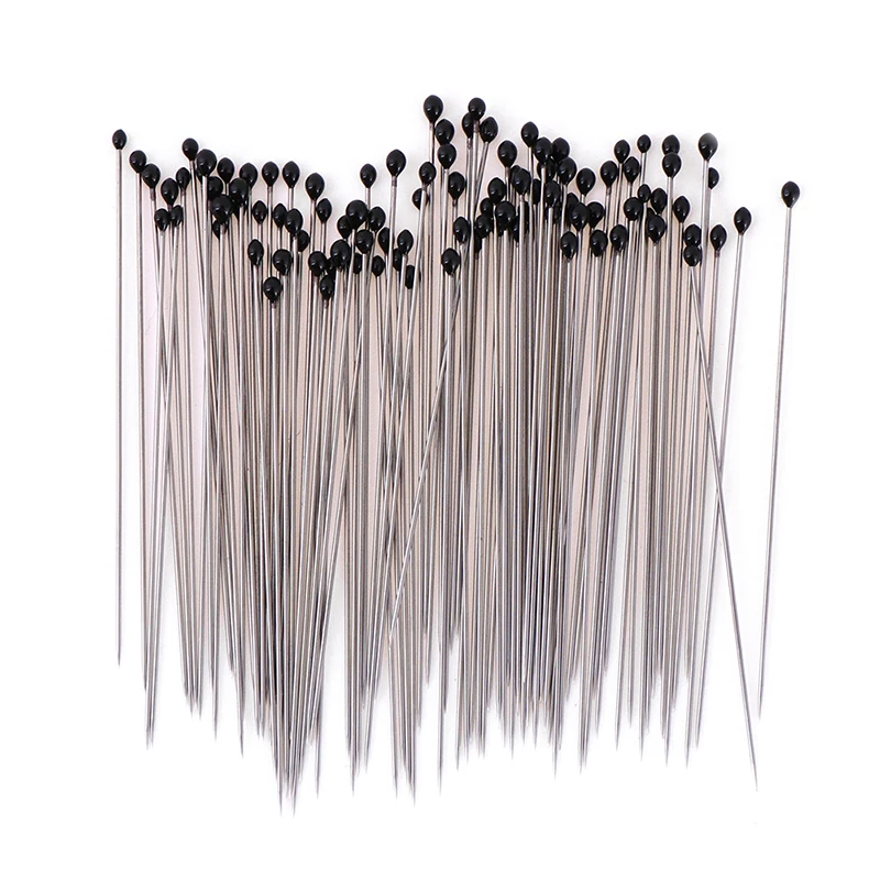 100 PCS Nsect Pins ago per campioni in acciaio inossidabile con scatola di plastica per laboratorio scolastico entomologia ago per insetti dissezione del corpo
