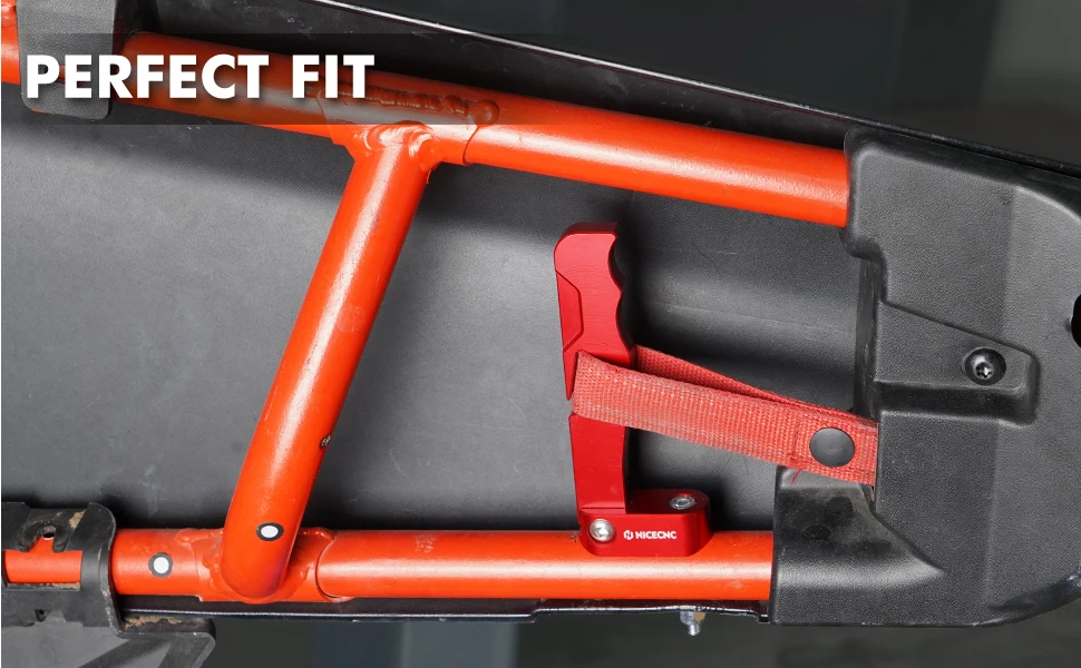 NICECNC Türbegrenzungsriemen Türgriff-Set für Can Am Maverick X3 R 4x4 Turbo 2017-2022 UTV-Zubehör Einfach zu installieren, sicher und langlebig – Detail 25