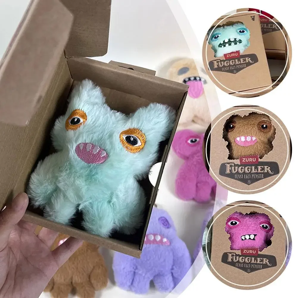 Fuggler Tooth Monster Ugly Cute Plush Doll Blind Box Random Cartoon Funny Collectible Toy