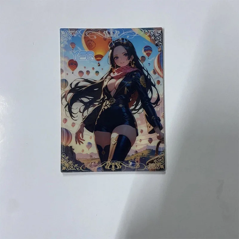 Anime uma peça ysr cartões chopper ace nami hancock nami reiju perona coleção cartões presentes de aniversário de natal brinquedos das crianças