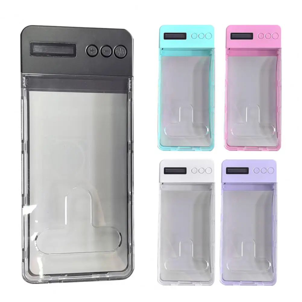 T-shaped Opening Phone Box Mobile Phone Lock Box with Timer Lcd Display for Adults Children Prevent Phone for Students