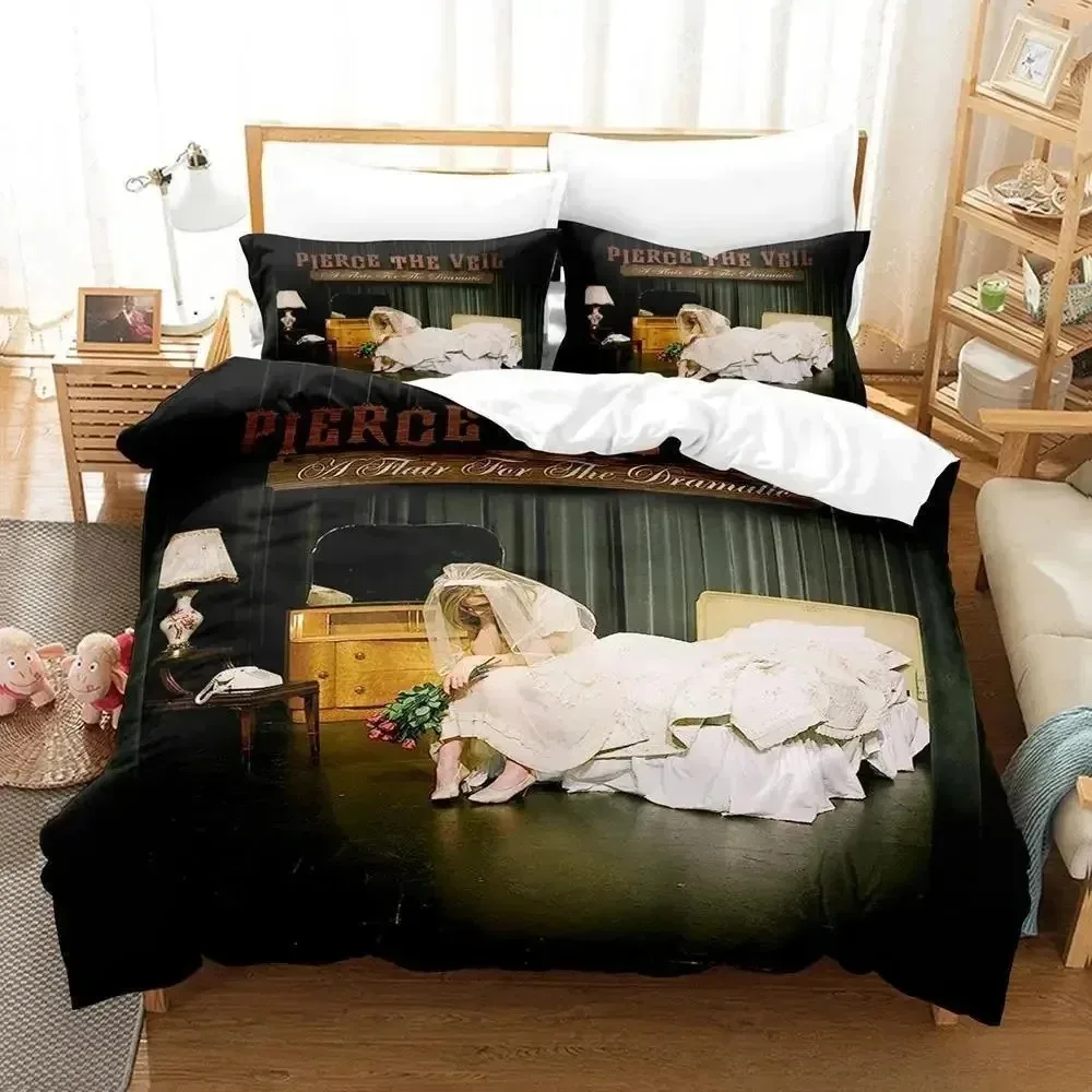 

pierce the veil Bedding Set For Bedroom Soft Modern Bedspreads Comefortable Kids Duvet Cover Quilt Cover And Pillowcase