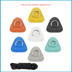 4pcs Stand Up Paddle Board SUP D Ring Pad PVC Patch Boat Deck Rigging with 2.5m Elastic Bungee Rope Surfboard Kayak Accessories