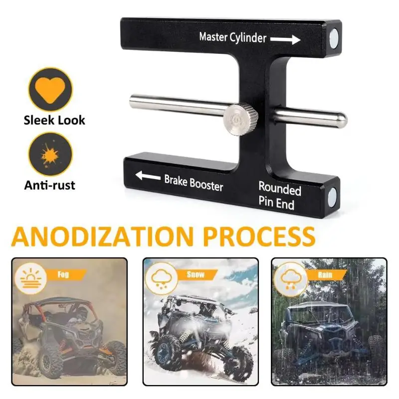 New【Brake Booster Push Master Cylinder Push Rod Length Gauge Rod Adjustment Tool For Adjustable Braking Distance Of Brake Pedal】