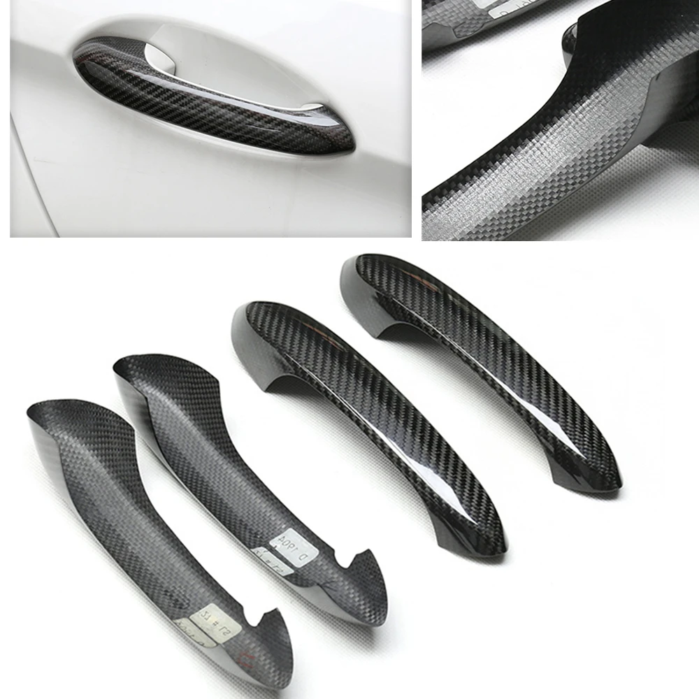 

For BMW X3 G01 G08 X4 G02 X5 G05 G20 G30 G32 Dry Carbon Fiber Car Exterior Door Handle Cover Trim