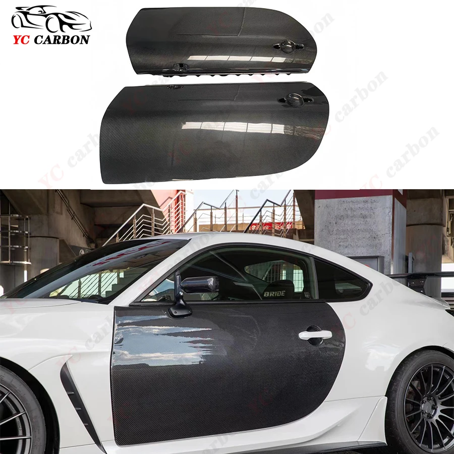 

High quality Carbon fiber car door For Toyota GR86 Subaru BRZ 2019+ fender side door panel Decorative accessories body kit