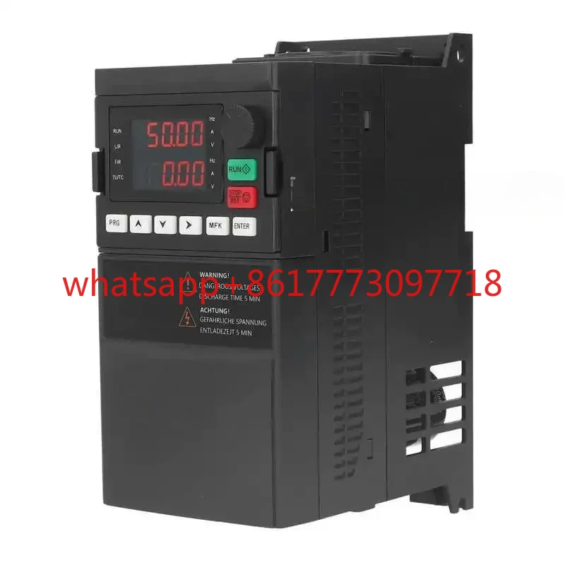 Vector Frequency Converter 1 Phase 220V Input 3 Phase 220V Output 0.75KW VFD Inverter
