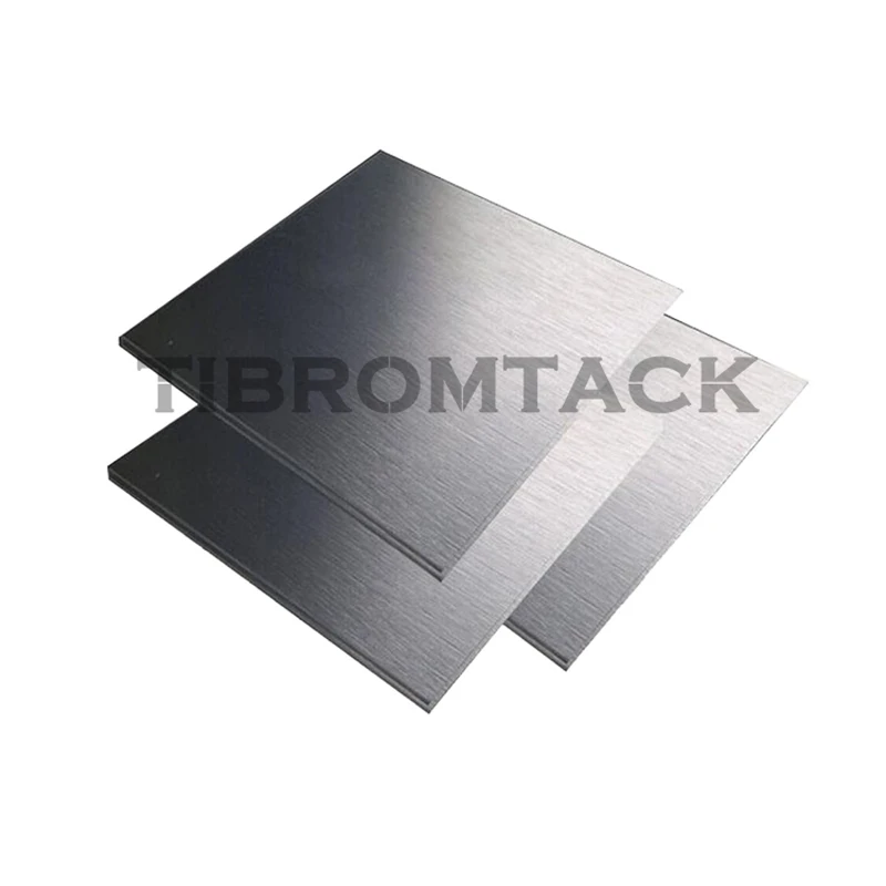 Titanium Plates for Industrial Processes, Titanium Sheets, Used in Aerospace, 100x100x2mm, 5PCs