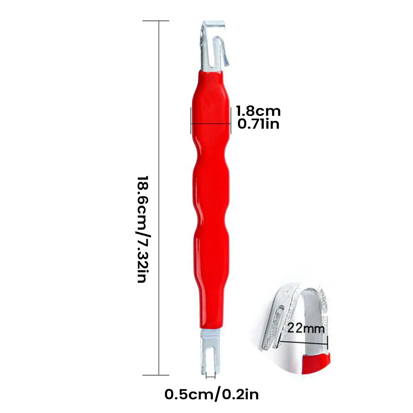 

Automotive Electrical Connector Disconnect Tool Double Ended Design With Non-Slip Grip For Car Terminal Removal
