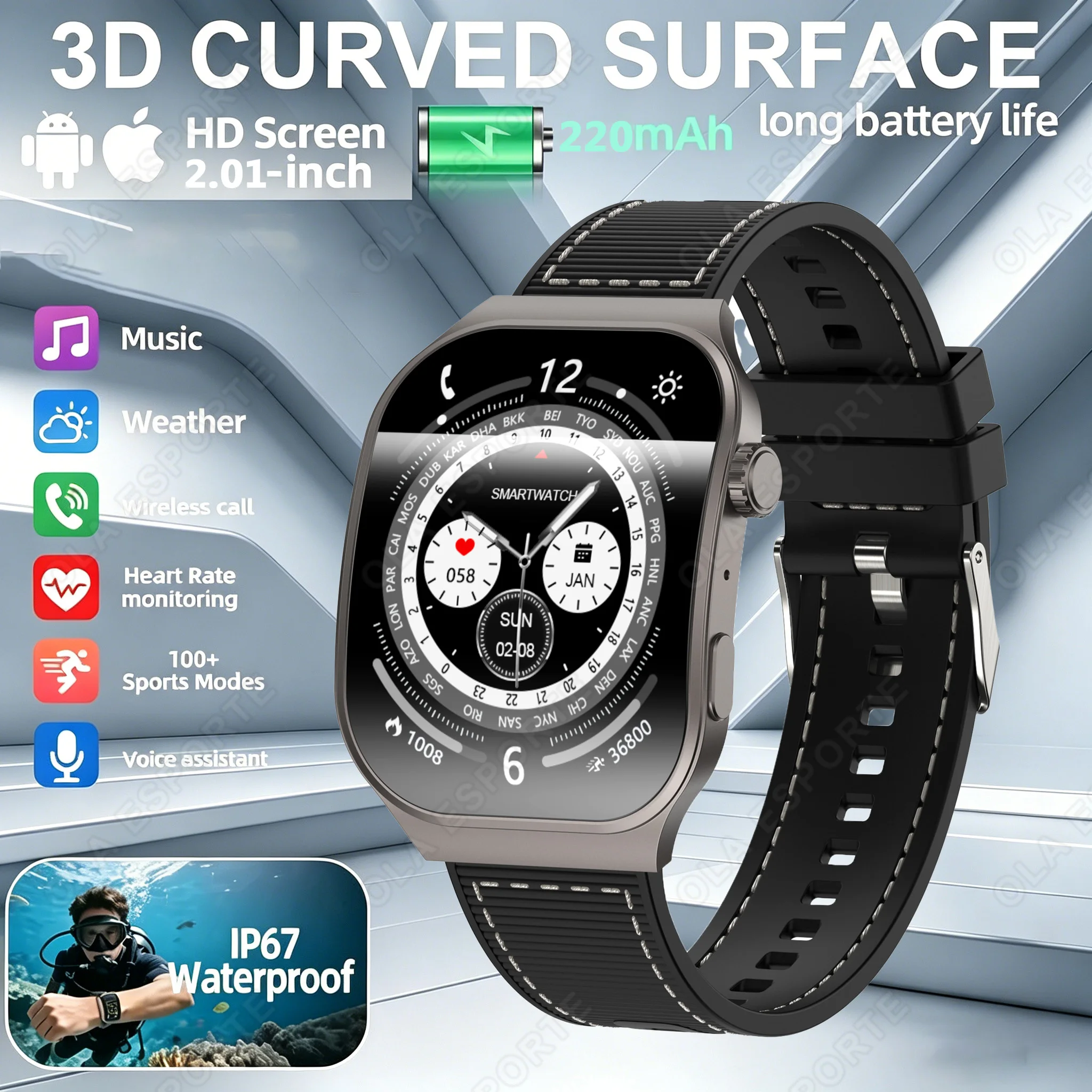 Bluetooth Call Smart Watch for Men