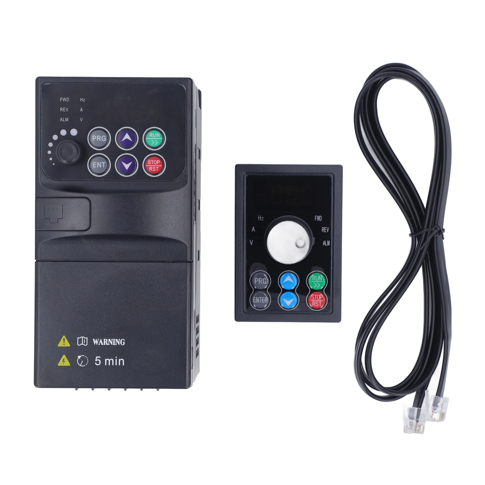 0.75KW 320‑460V Input 0‑380V Output 3 Phase Vector Frequency Converter Speed Regulation Vector Inverter with 1.5m Cable