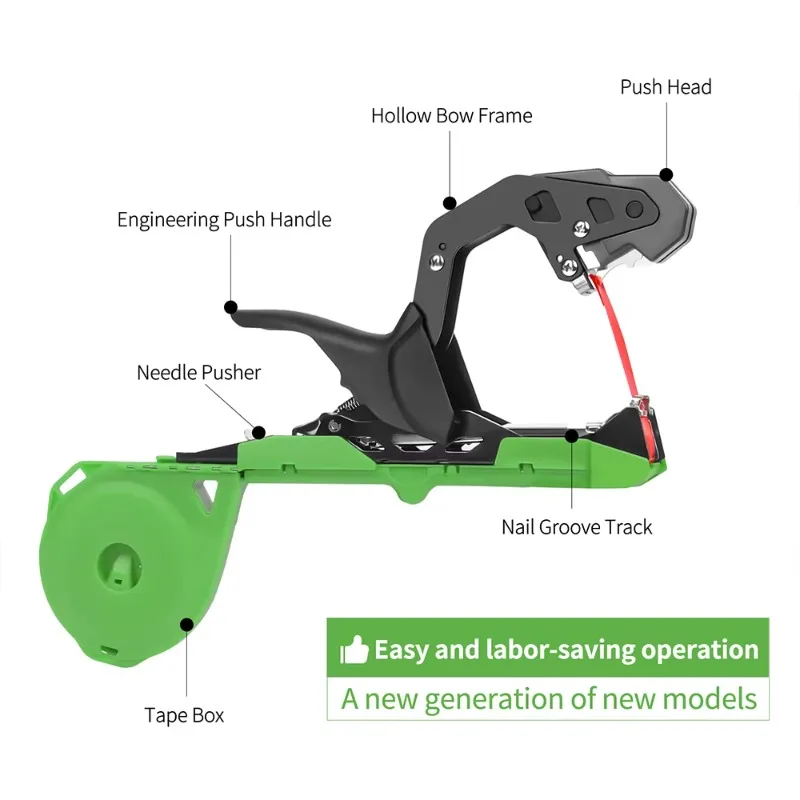 Professional Manual Grape Lashing Tool - Gentle and Eco-friendly Design for Grape, Hop and Berry Farms SW-B13