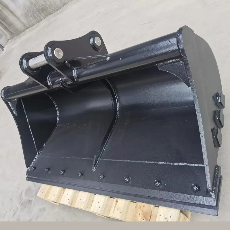 Excavator double cylinder inclined mud bucket, double piston inclined cleaning bucket MB-1200 1200mm opening width 1-80T