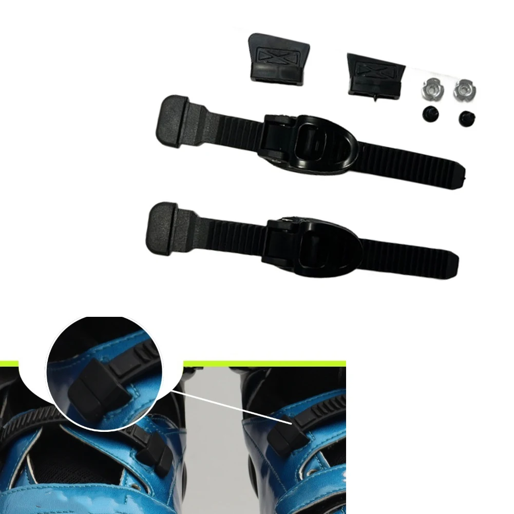 

2pcs Ratchet Skate Buckles For Inline Roller Skates And Ice Skates 150mm Adjustable Straps Secure Fit For Training And Outdoor