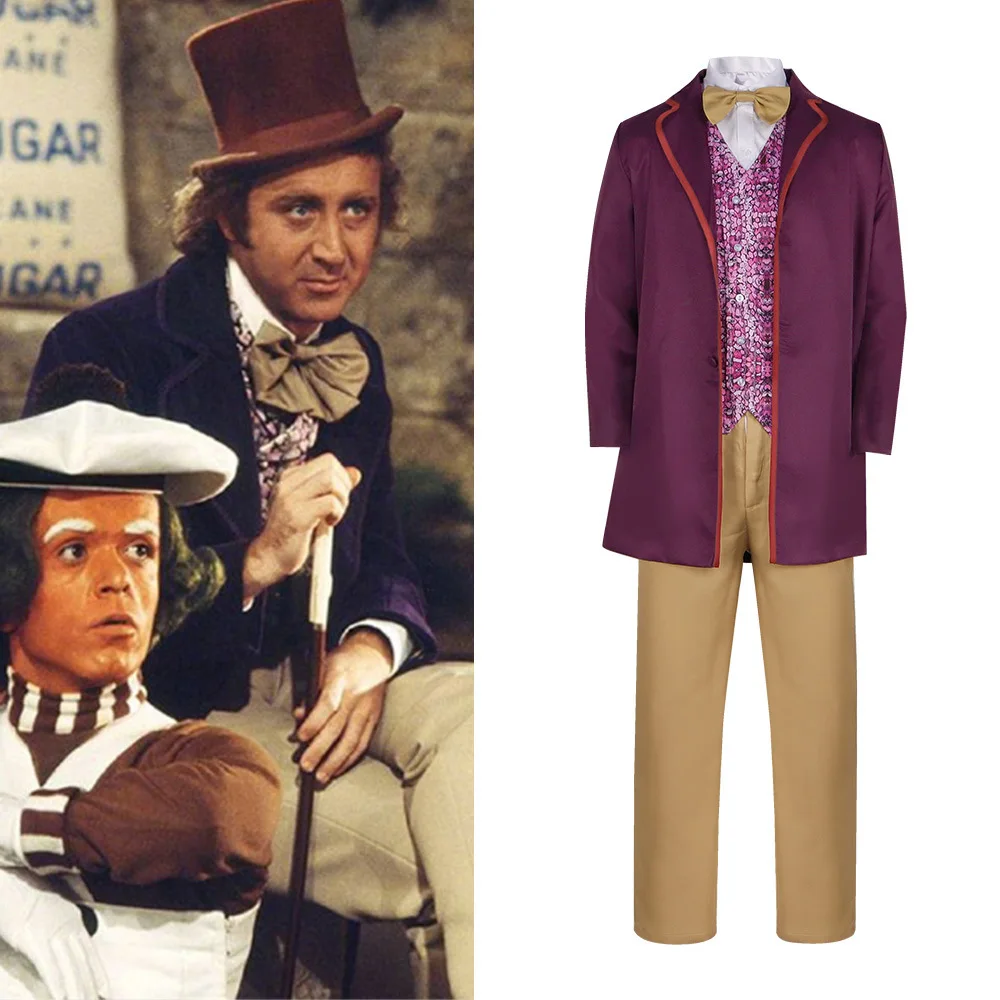 

Adult Costume From Charlie And The Chocolate Factory, Halloween Stage Play Costume