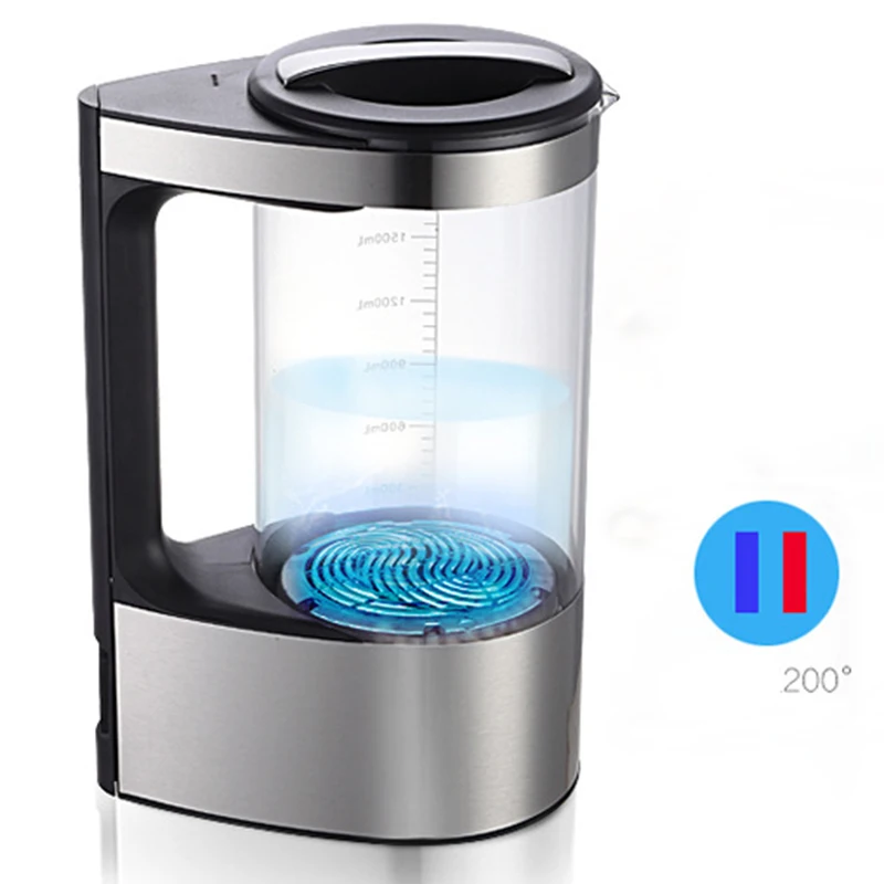 Generador de botellas de agua de hidrógeno rico de 2L, ionizador de agua alcalina, filtro de agua de hidrógeno