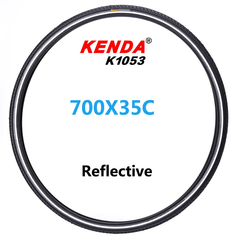 KENDA K1053 700X35C 700C 28 inches Reflective Road Bike Tires ordinary Bicycle Tire pneu 28x1 5/8 3/8 MTB Bicicleta