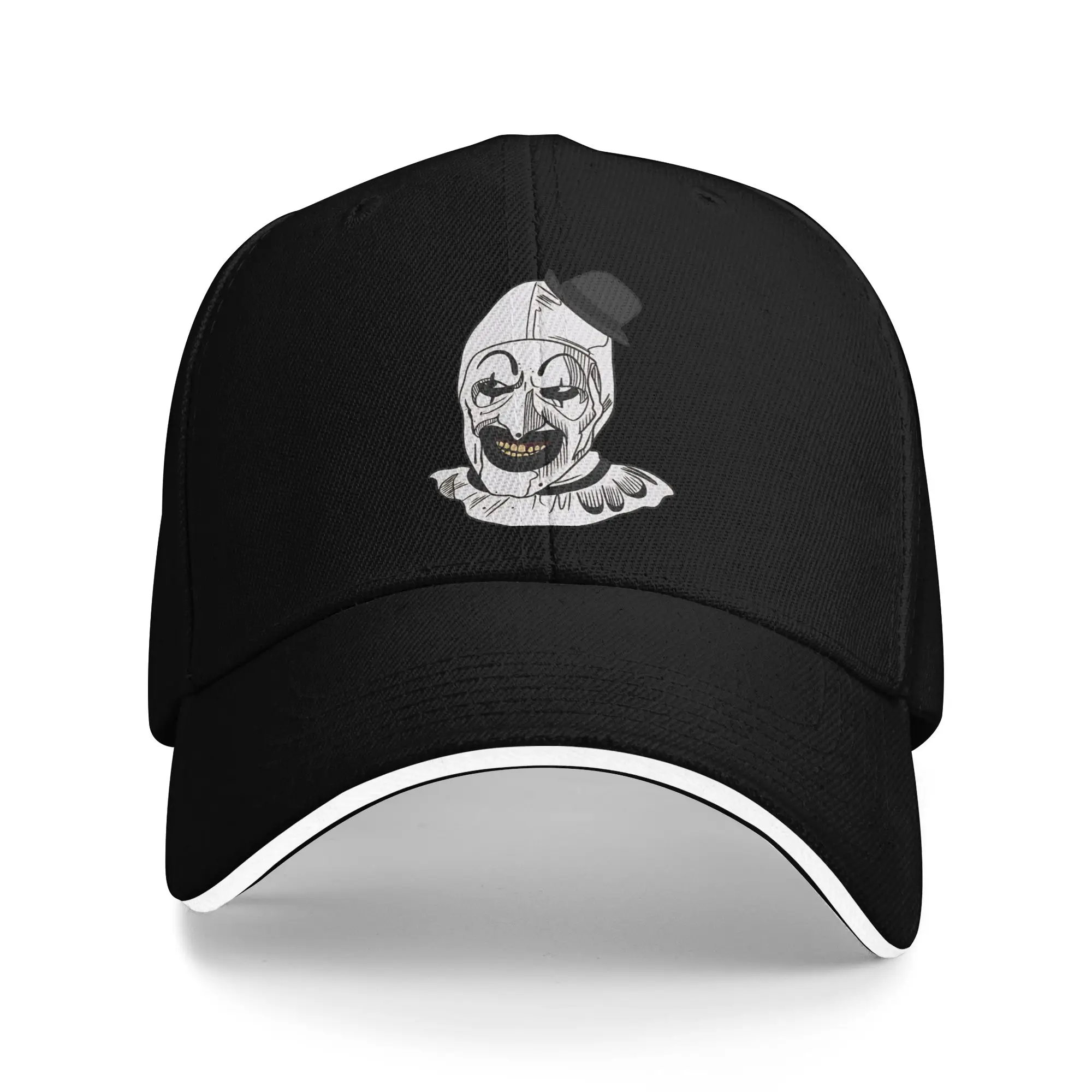 Schrecklicher Clown  Sun Baseball Cap Terrifier Summer y2k Cute Trucker Hat For Female Male Tennis Skate Snapback Cap