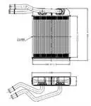 

KVW019026 для радиатора нагревателя для TOUAREG 02 Q7 10 210 × 26 auto/MEK SANZIMAN