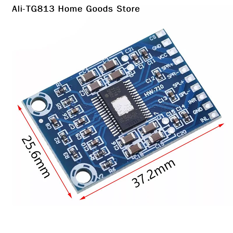 

[TG813]TPA3116D2 XH-M562 50W+50W 2.0 Channel Digital Stereo Audio Power Amplifier Board DC 12-24V