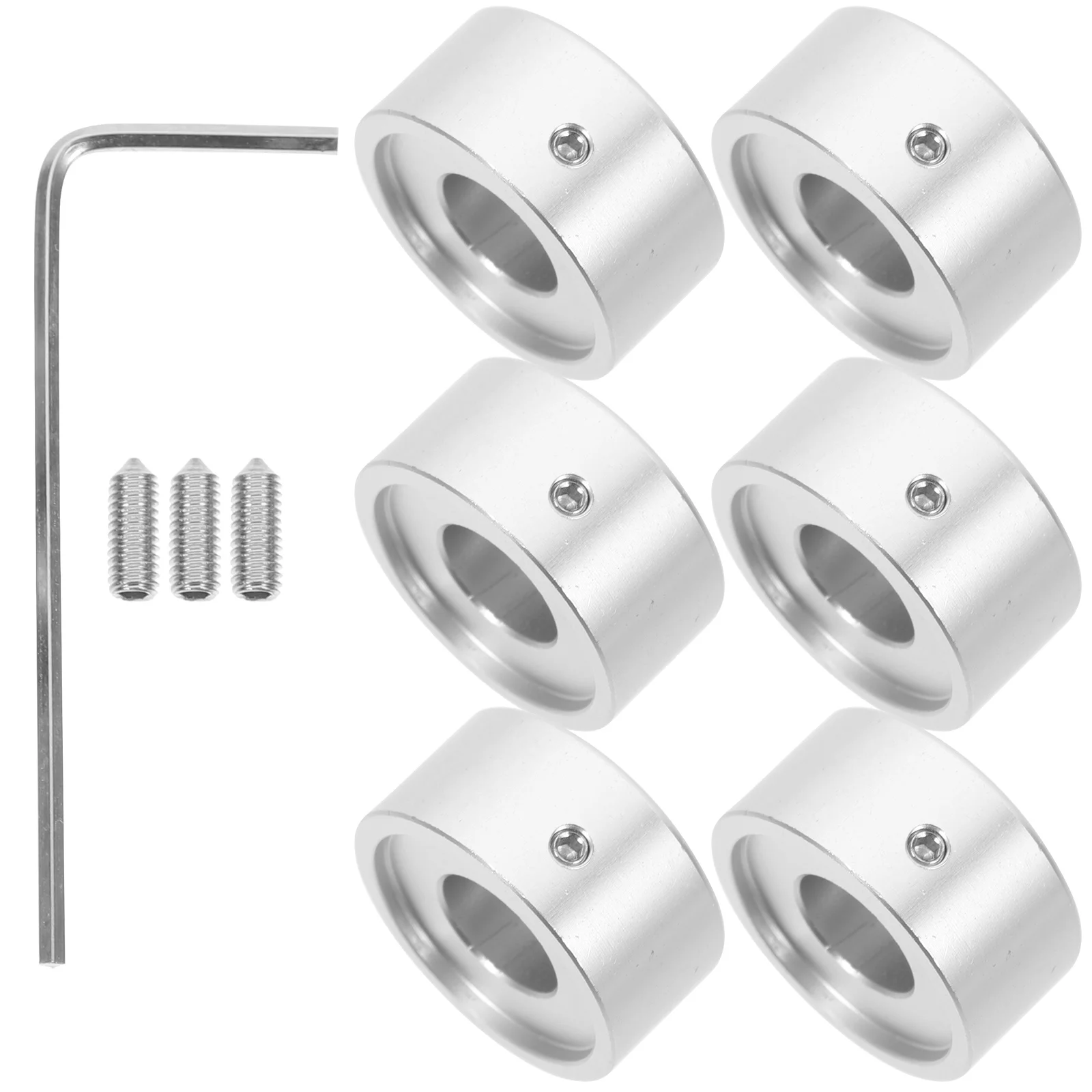 

6 set Guitar Effect Pedal Topper Caps Aluminum Footswitch Toppers Replacement For Effect Pedals Guitar Accessories