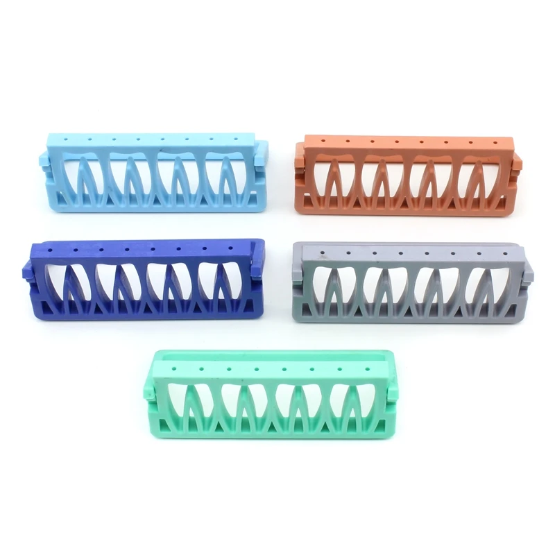 

1pcs Endo Files Holder 8 Holes Dental Endodontic Files Drill Stand Root Canal File Block Stand Storage Rack Endo Tray Box