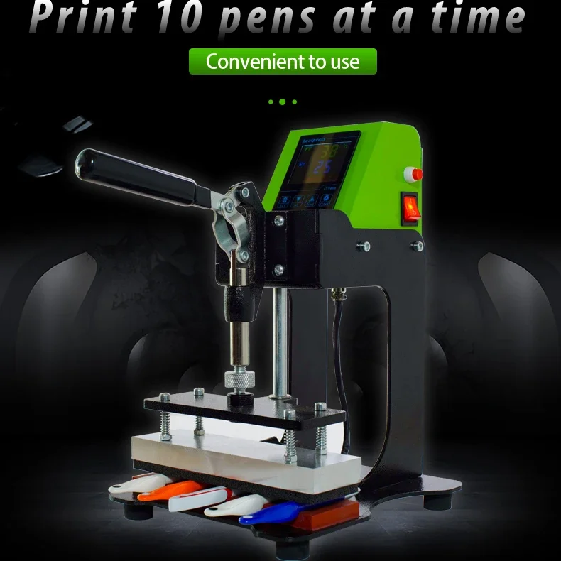 

Pen Heat Press Machine with Silicone Heating Pad Transfer Press/Pen Custom Logo Pen Printing Machine