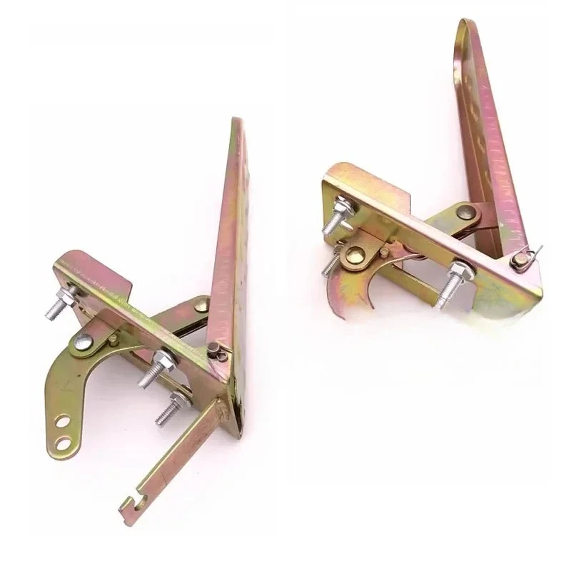 Foot pedals for agricultural vehicles, three wheeled loading locomotives, and foot pedals