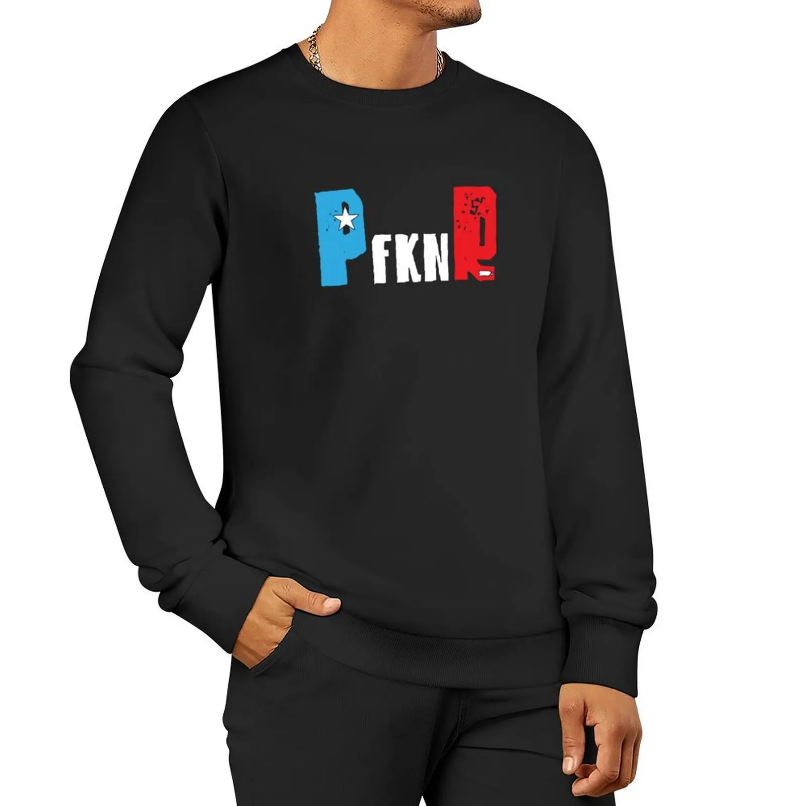 PFKNR Puerto Rico Boricua Puerto Rican Flag Pullover Hoodie aesthetic clothing winter man sweatshirt