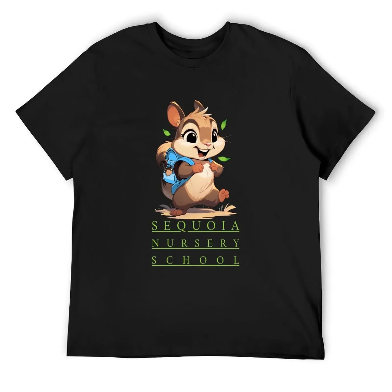 

Cheeks the Chipmunk Special Edition - Full Body w Green Text (Best on Black or White) T-Shirt heavyweights mens t shirts