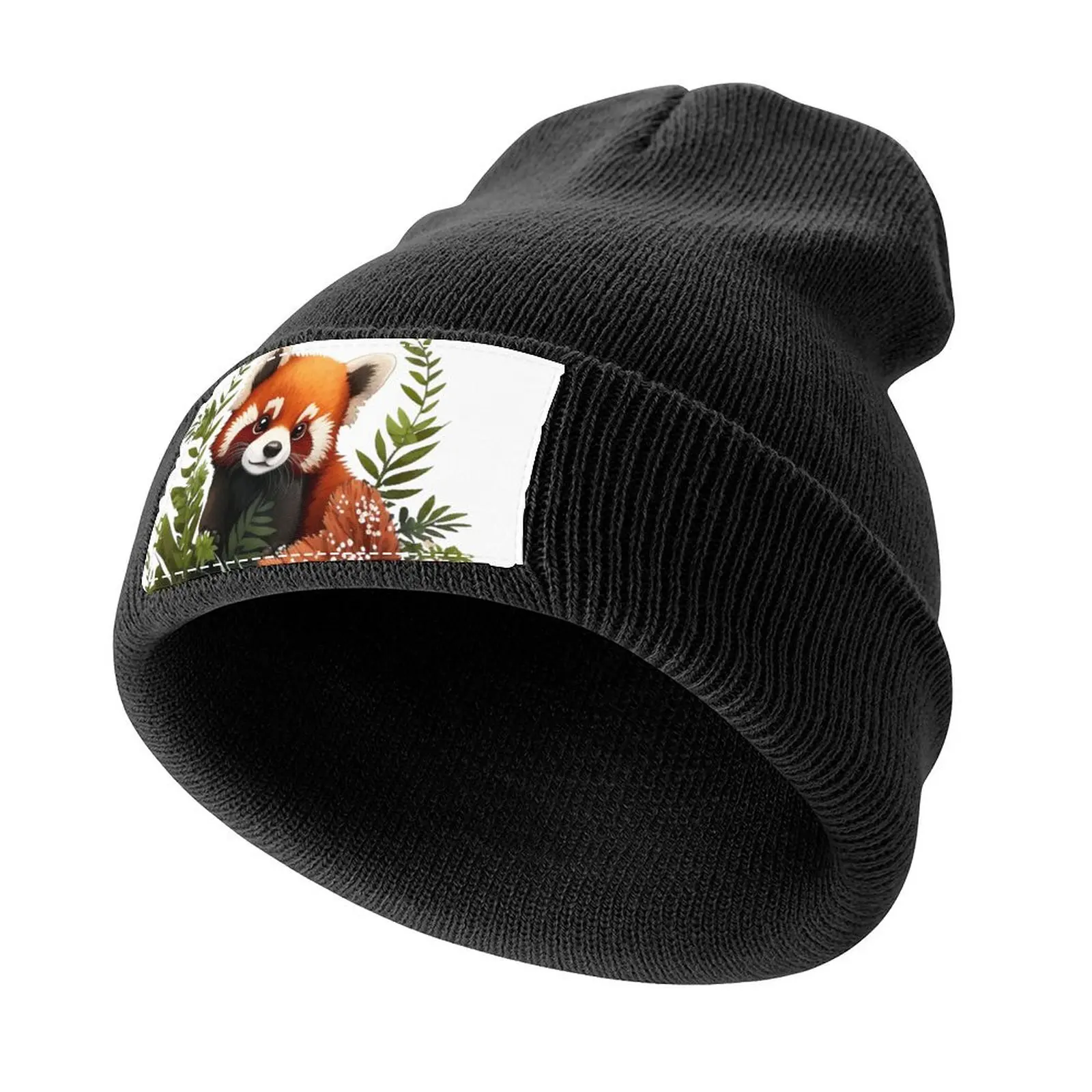 Cute Red Panda Knitted Cap Hip Hop New In The Hat Women's Hats 2025 Men's