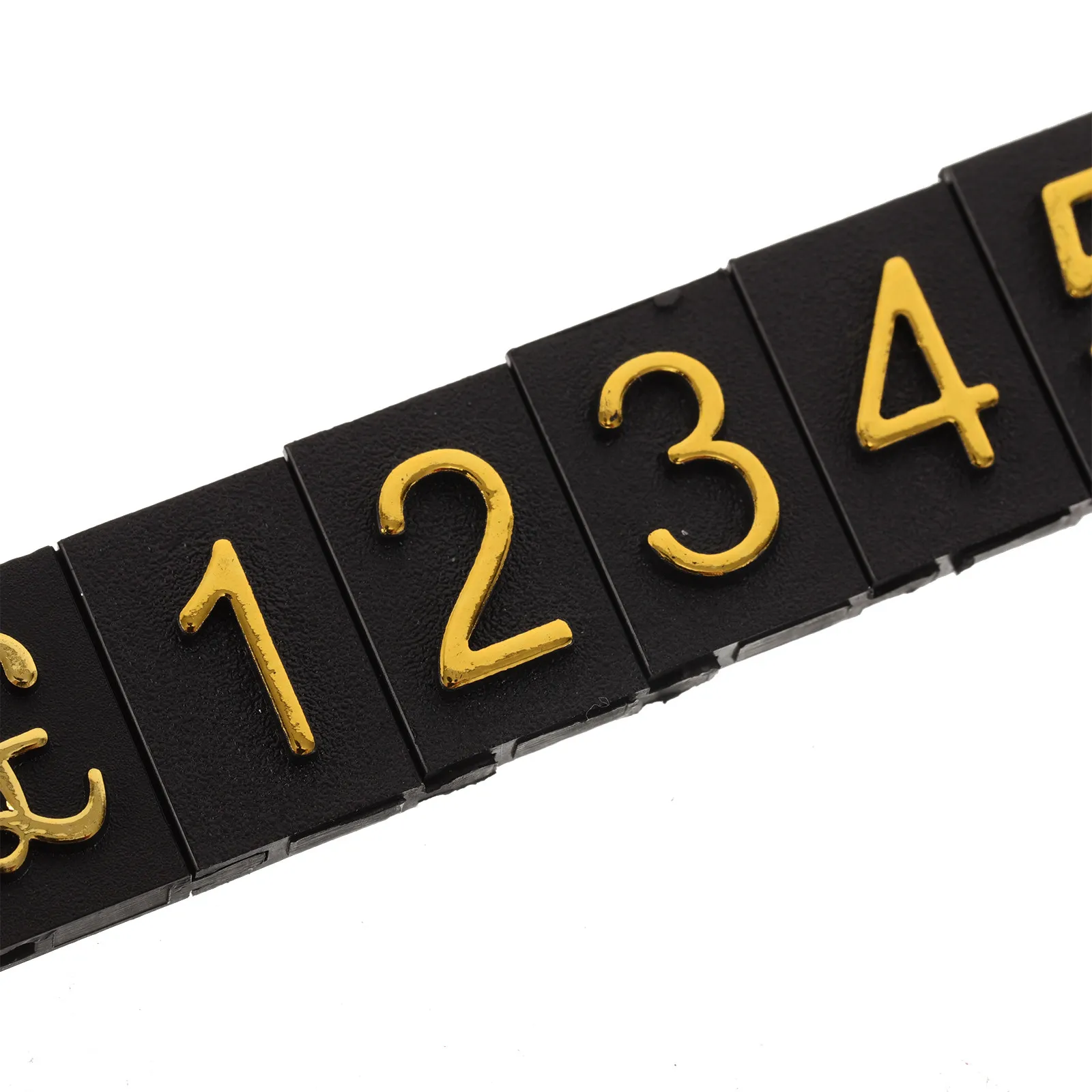 16Sets Jewelry Price Label Stands Adjustable Aluminum Display for Retail Store Counter Boutique Market Price Tags