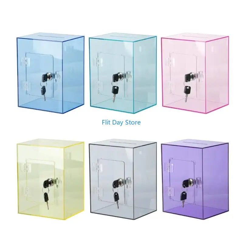 

F92C Толстые акриловые деньги банки с сберегательными банками