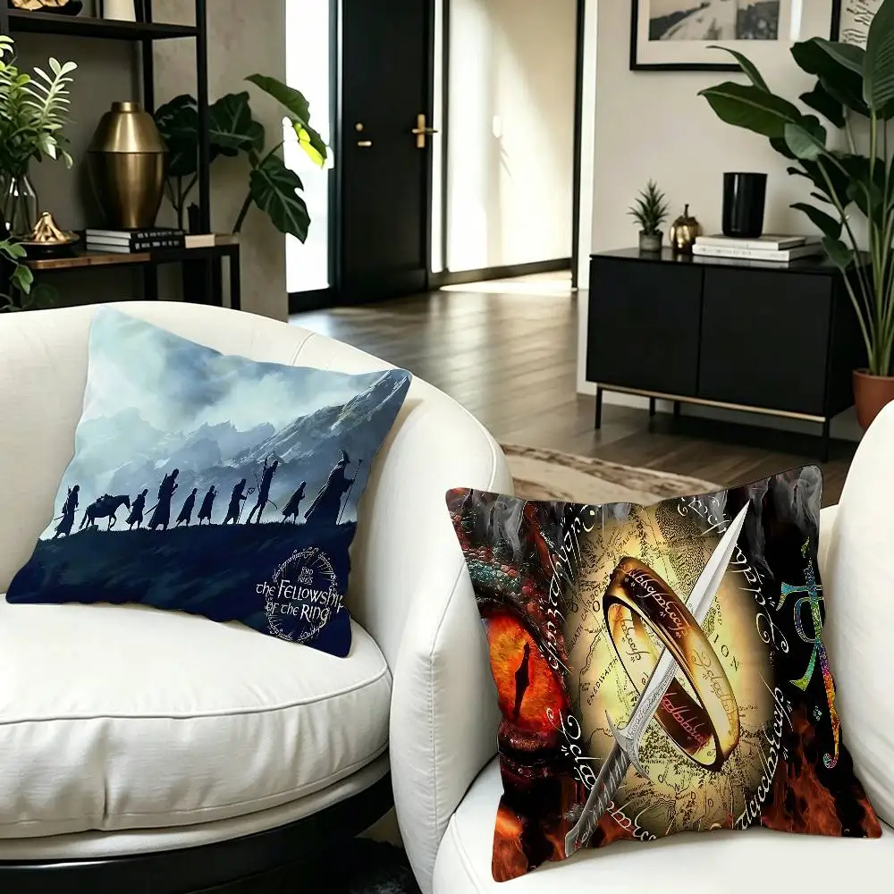 Classic Movie T-The L-Lords of The R-Rings Pillow Cushion Cover Pillowcase Living Room Sofa Home Decor Customized
