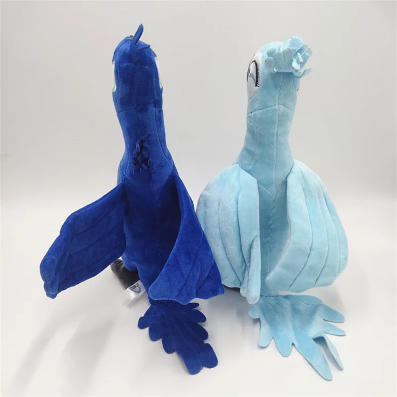 30CM New Rio 2 Movie Cartoon Blue Parrot Plush Toys Blue & Jewel Bird Dolls Gift For Kids