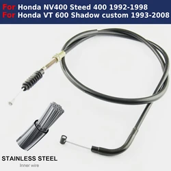 Motorcycle Parts Clutch Cable Pull Brake Line For Honda NV400 Steed 400 VT 600 Shadow custom 1992-1998 1993-2008 Equipments Moto