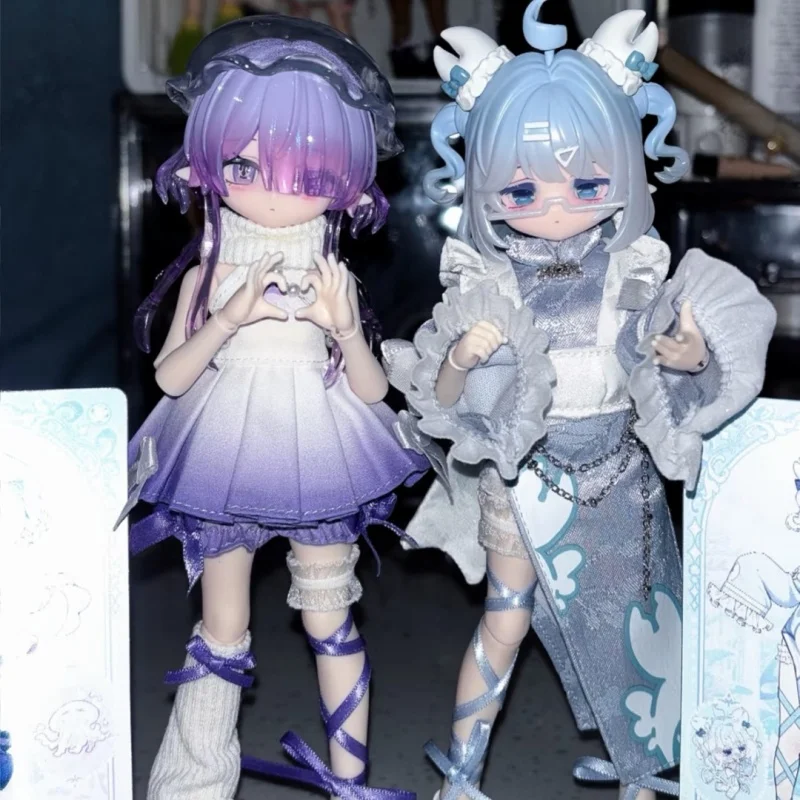 In Stock Come4free Minty 1/8 BJD Ocean Gem Series Blind Box Articulated Doll Cute Figurine Figure Ornament Birthday Gift Collect